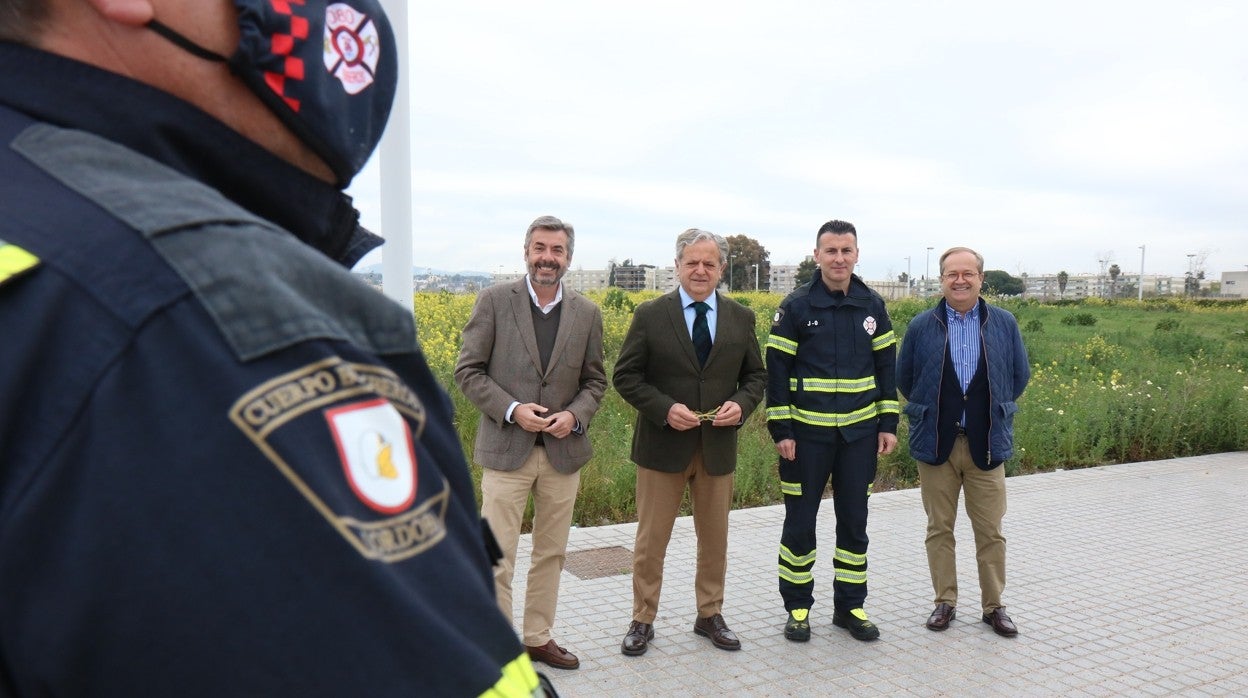 Presentación del espacio del parque de bomberos