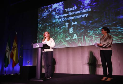 Francesca Thyssen-Bornemisza, durante la presentación de su proyecto para Córdoba