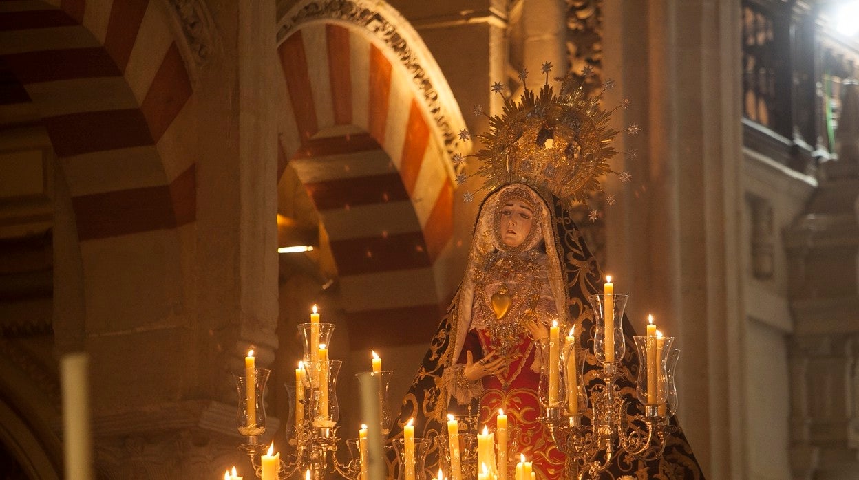 La Virgen de los Dolores, en la Catedral