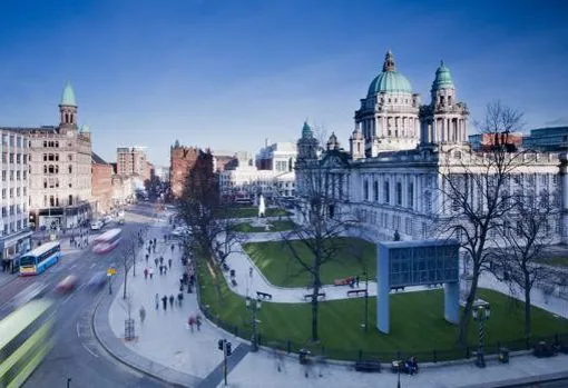 Ayuntamiento de Belfast, en Irlanda del Norte