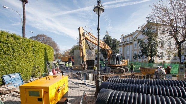 Emacsa avanza en las obras de reparación de la primera conducción de agua del Guadalmellato a Córdoba