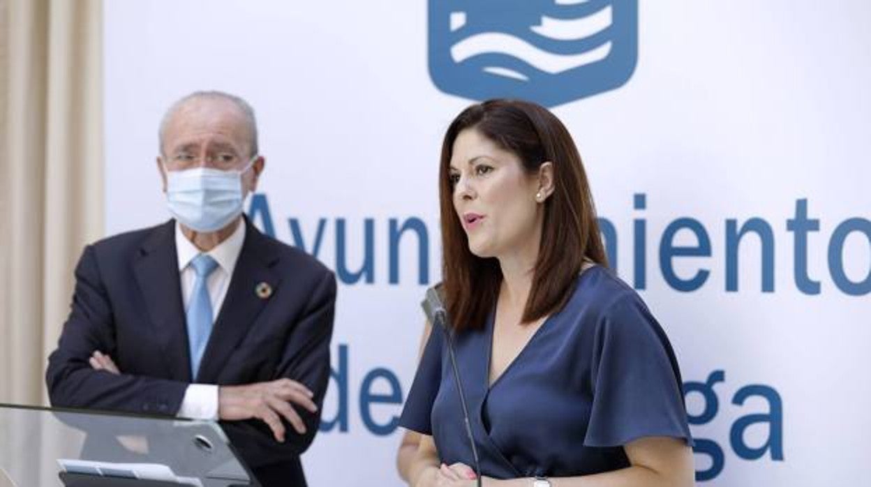 Francisco de la Torre, junto a Noelia Losada, de Ciudadanos