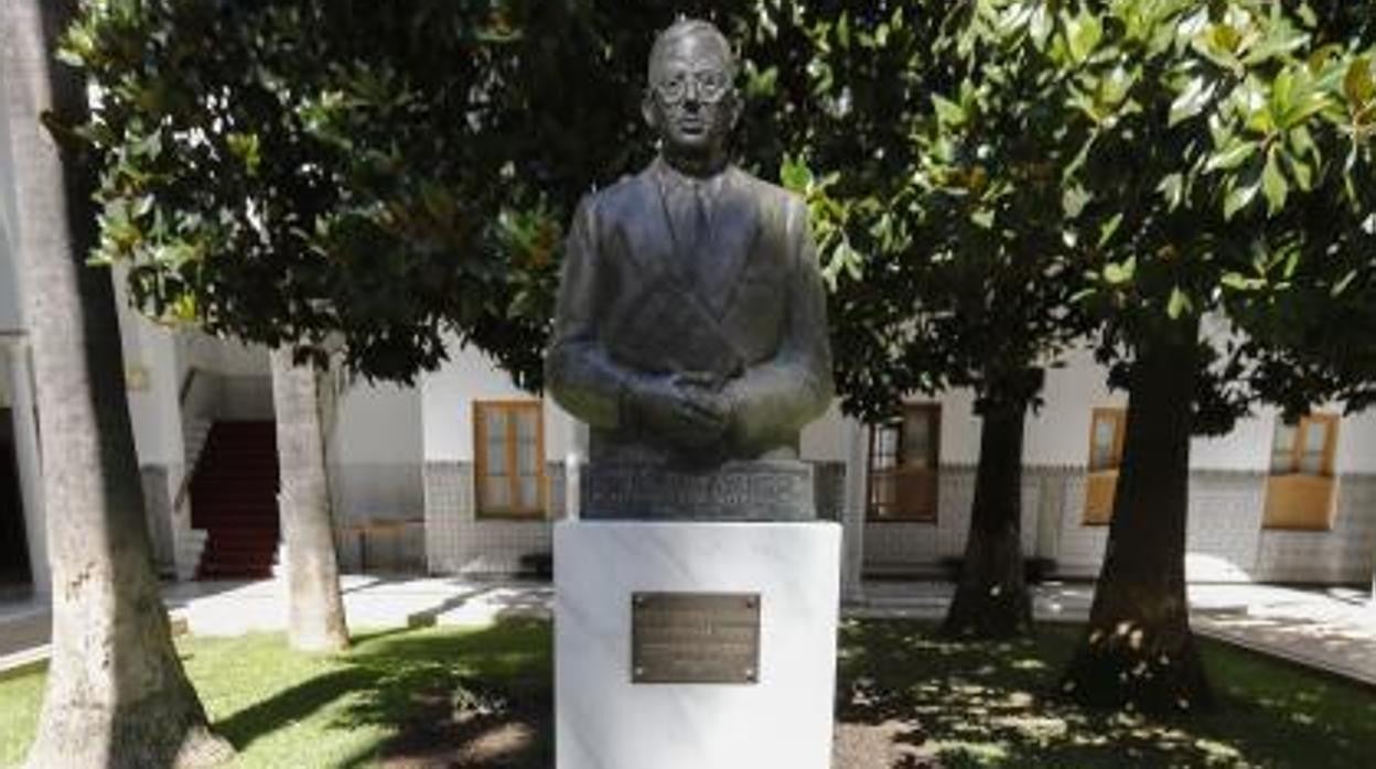 El busto de Blas Infante en el Parlamento de Andalucía