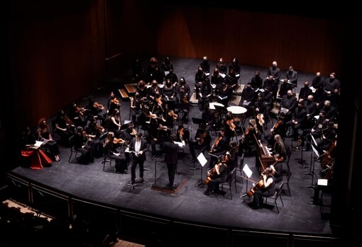 La Joven Orquesta de Córdoba, en una actuación en el Gran Teatro