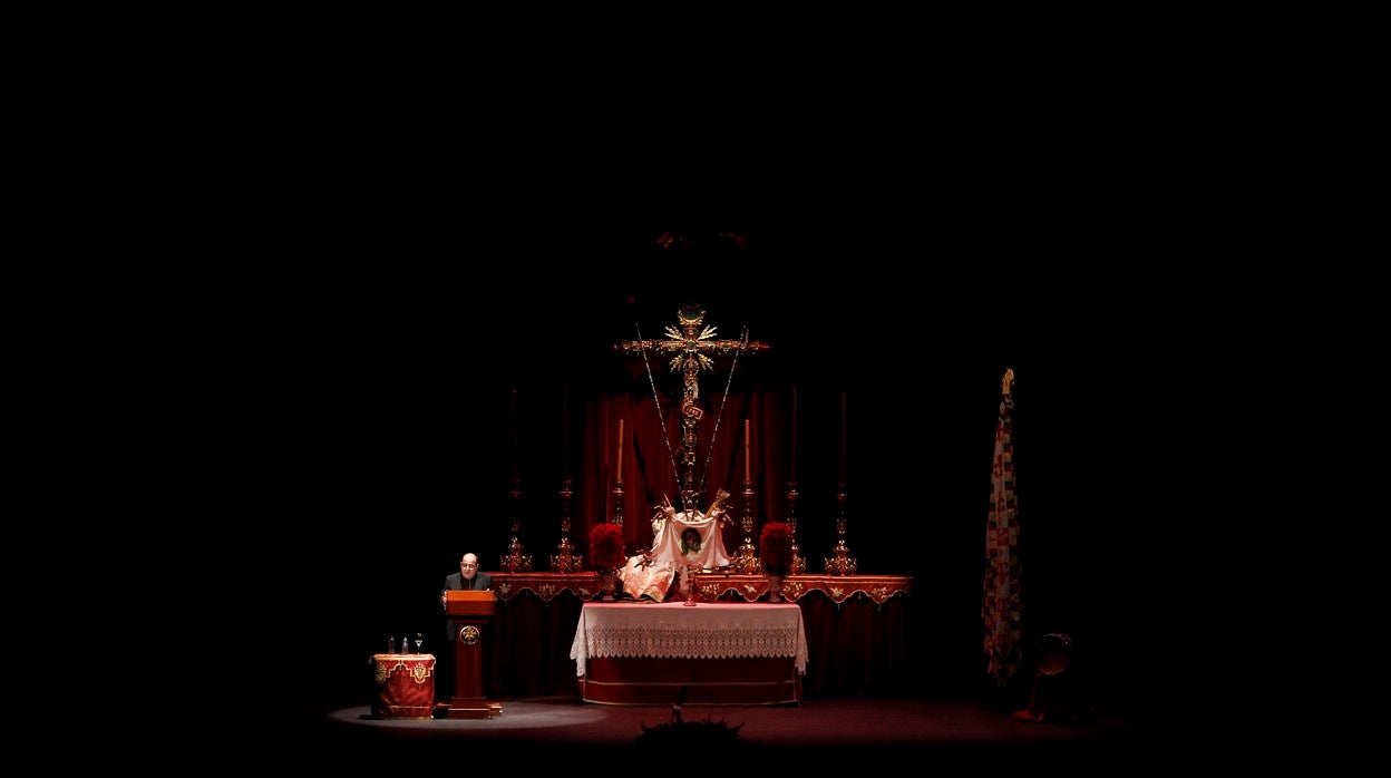 Escenario de un pregón de la Semana Santa de Córdoba