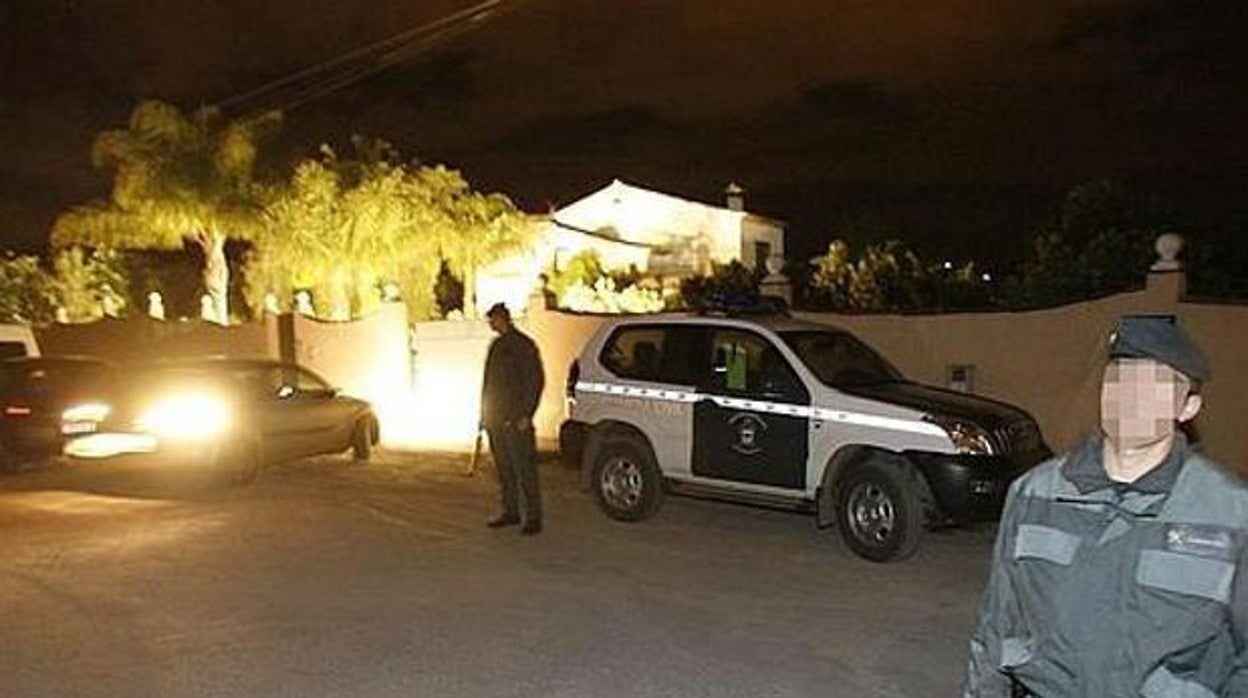 La finca de Los Naranjos cuando se halló el cadáver de Lucía Garrido