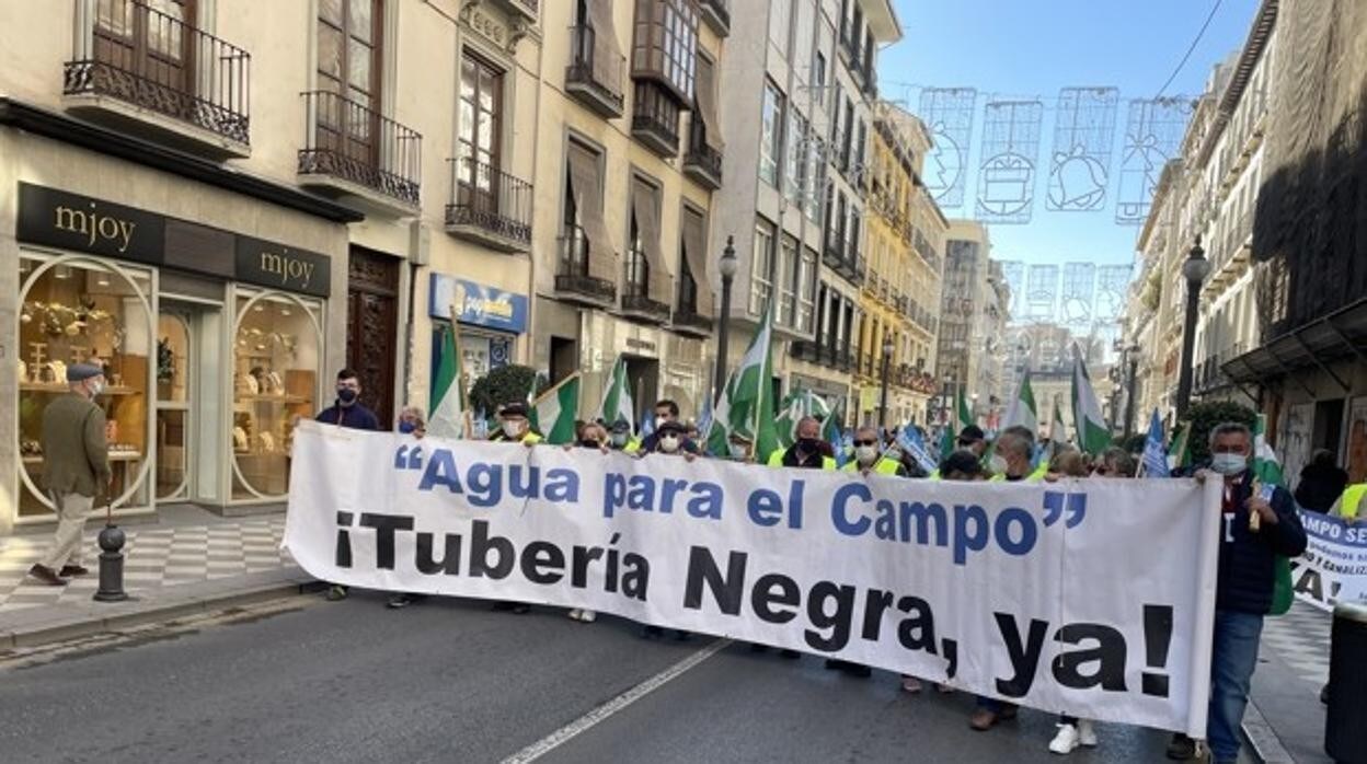 Imagen de la manifestación de diciembre en Granada