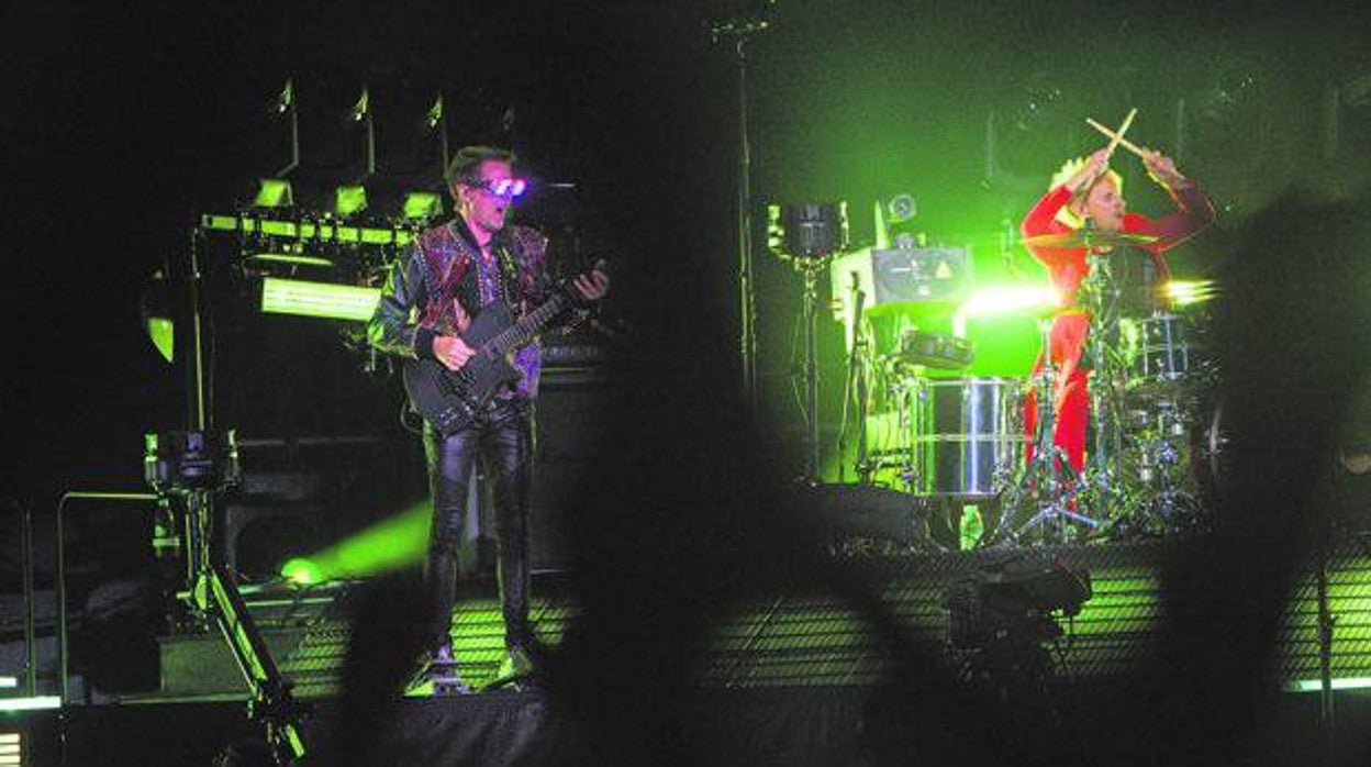 Muse, en un concierto en Madrid