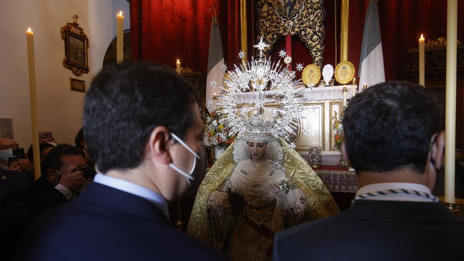 (En vídeo) Viernes de Dolores | Los niños de la Divina Pastora cantan a la Virgen de la Paz y Esperanza de Córdoba