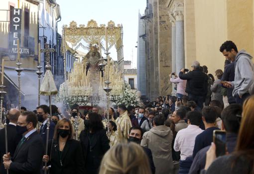 La Virgen de la O, en su salida extraordinaria en noviembre de 2021