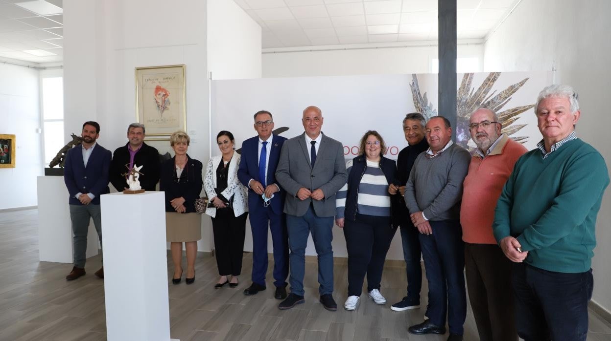 Inauguración del centro dedicado al autor Aurelio Teno en El Viso