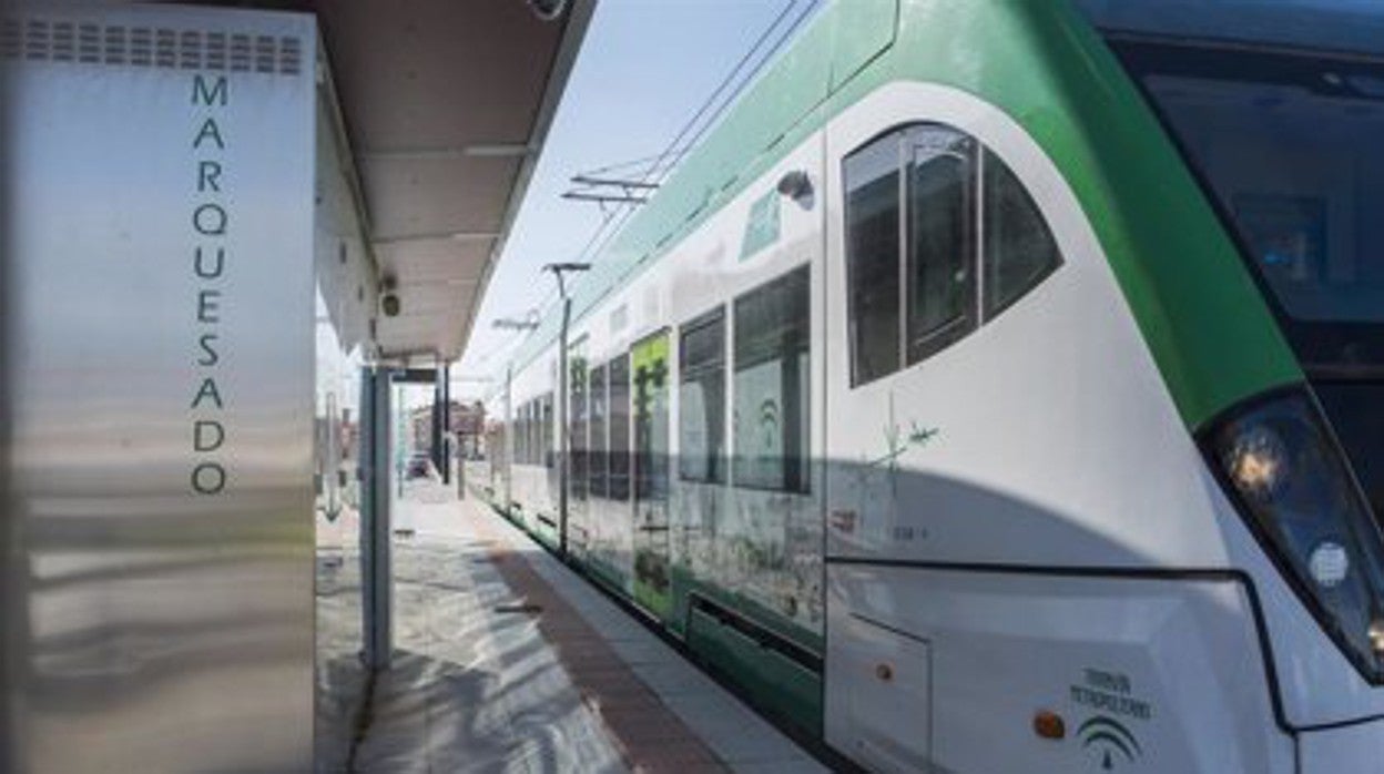 El tranvía de la Bahía de Cádiz es una de las obras que todavía no está terminada y puede verse afectada por la subida de materiales