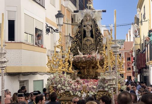 Nuestra Señora de la Soledad, en su paso procesional