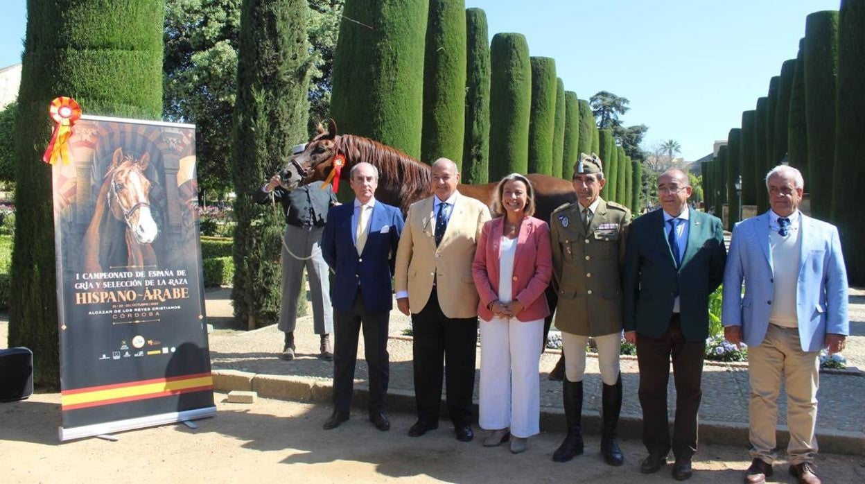 Imagen de la presentación del Campeonato de España de Caballos Hispanoárabes