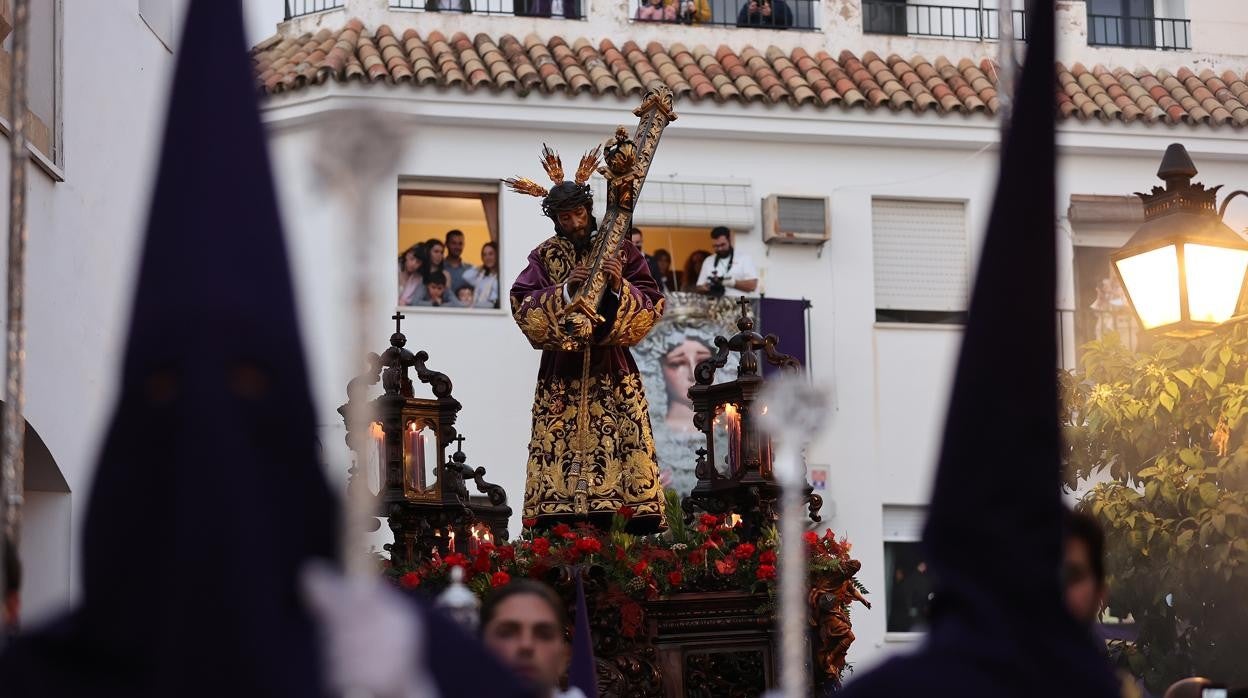 Nuestro Padre Jesús de la Pasión, durante su procesión el pasado Miércoles Santo