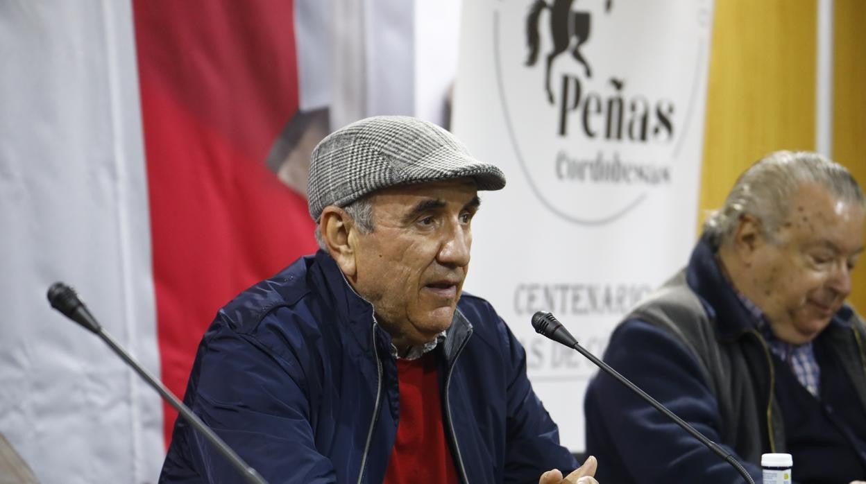 Alejandro López Andrada, en la presentación de su último libro