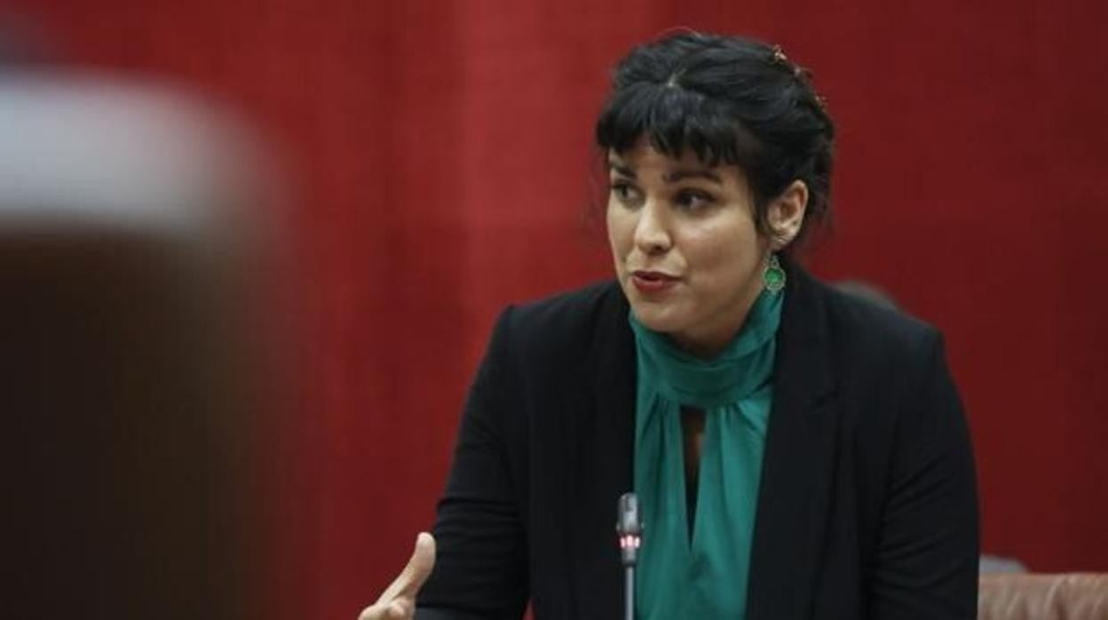 Teresa Rodríguez, candidata de Adelante Andalucía a las elecciones autonómicas del 19 de junio