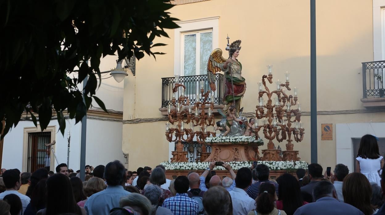 San Rafael, en su procesión de este 7 de mayo