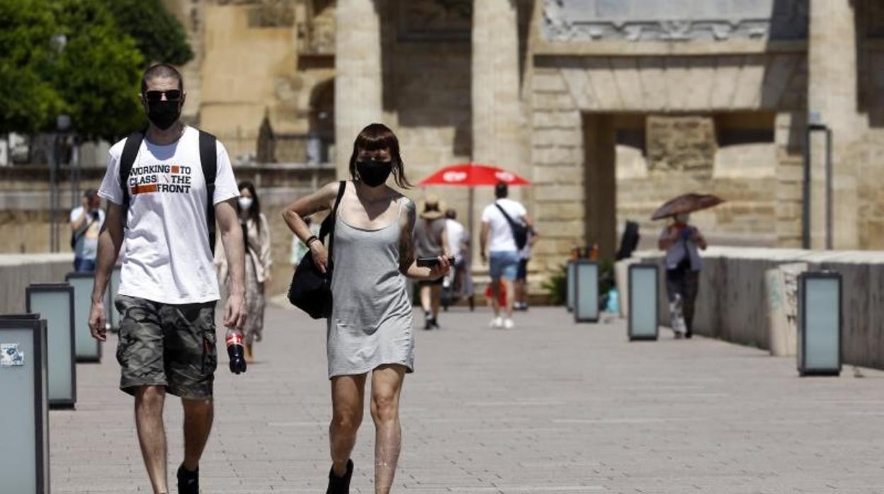 Turistas en Córdoba en mayo del año pasado