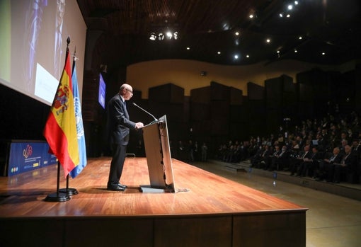 Vladimir Voronkov durante su intervención en la conferencia