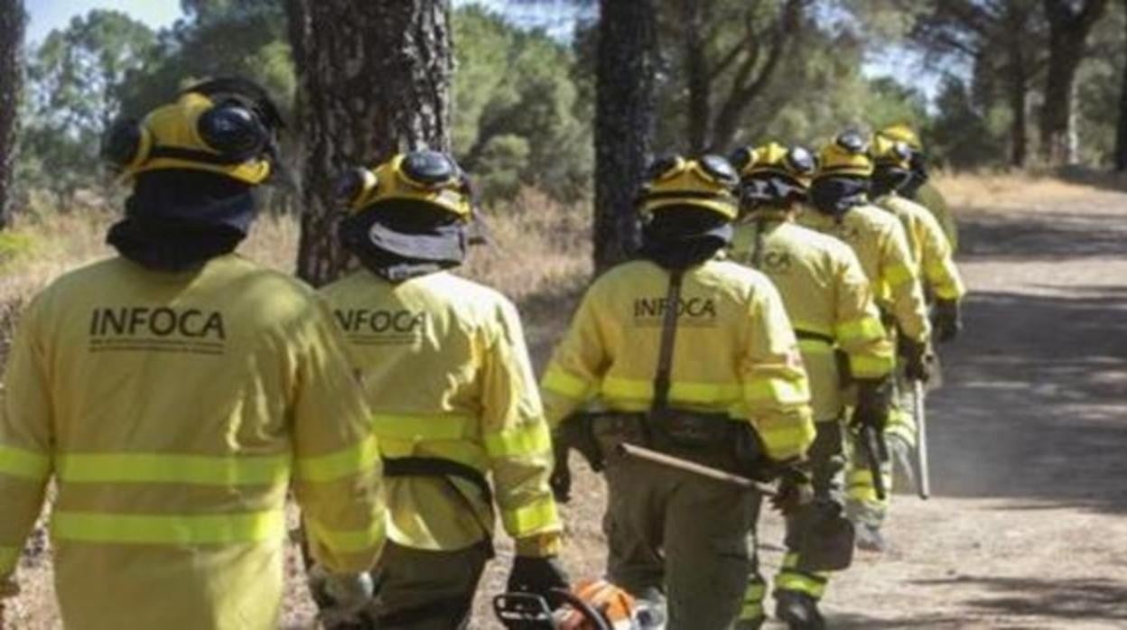 Bomberos del Plan Infoca