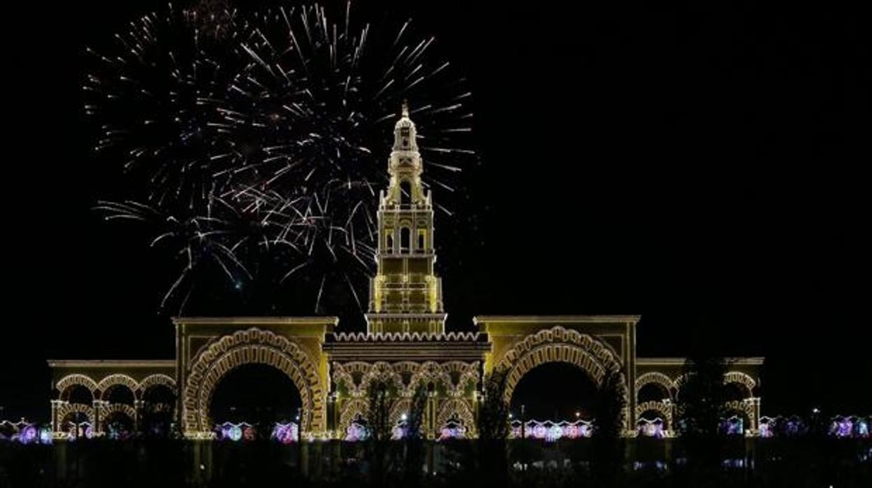 Fuegos artificiales de la Feria de Córdoba en una imagen de archivo