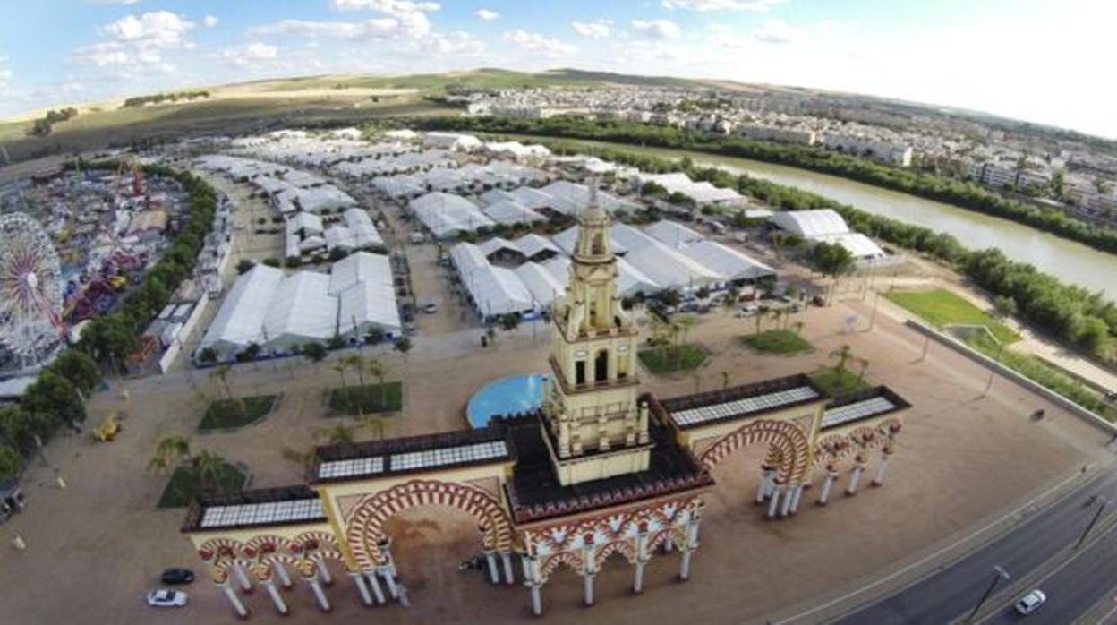 Vista aérea de la Feria de Córdoba