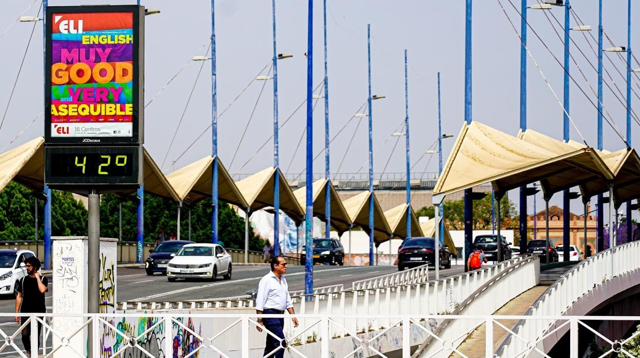 Altas temperaturas en Sevilla capital