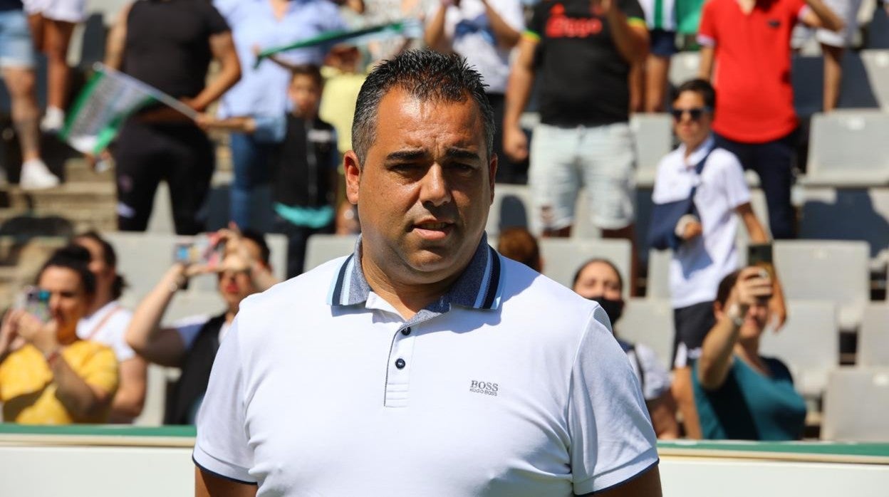 El entrenador del Córdoba CF, Germán Crespo