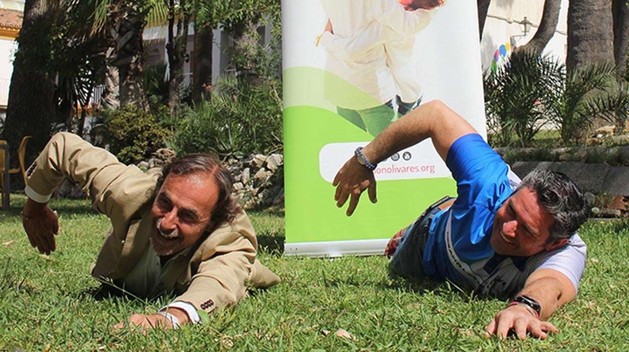 Andrés Olivares y Luis Portillo, este miércoles durante la presentación del Desafío