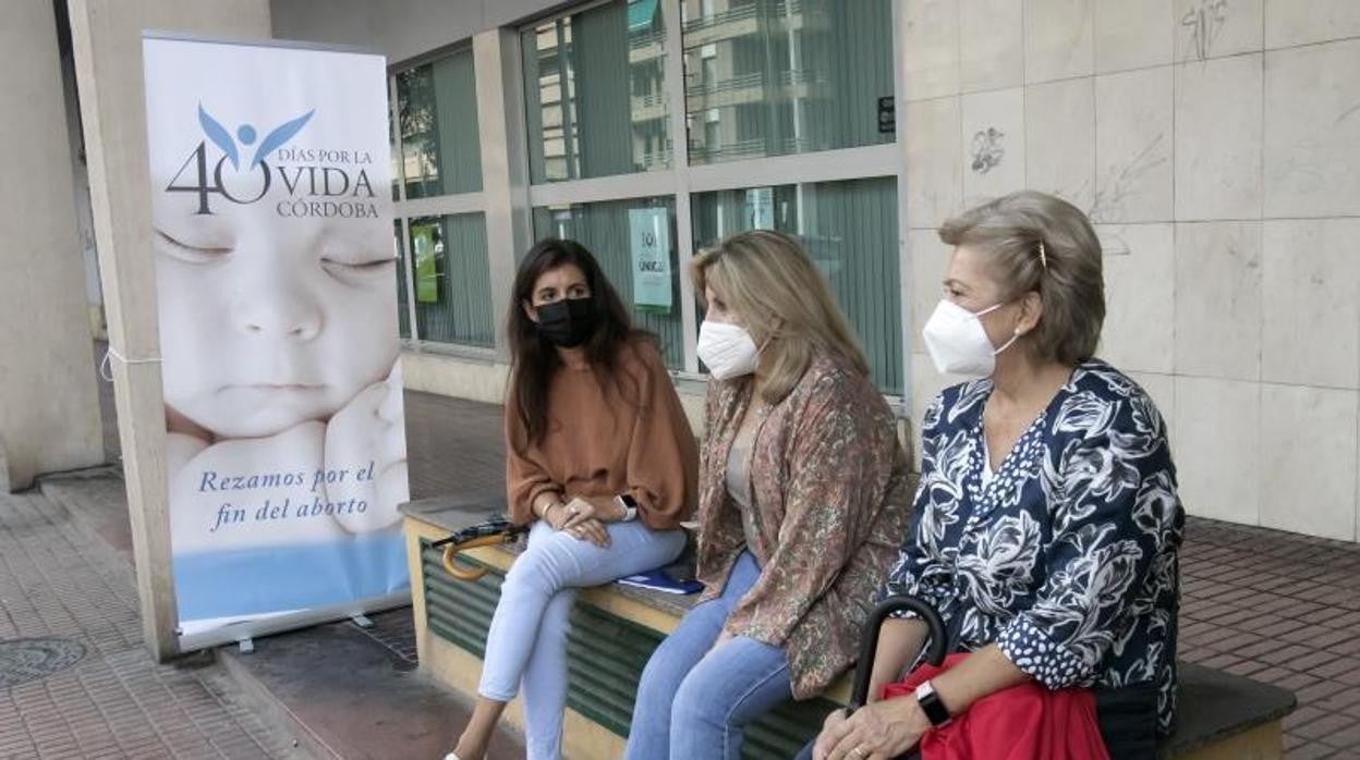 Mujeres de la Plataforma Pro Vida en la capital