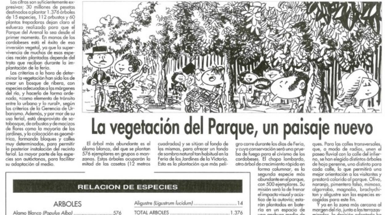 Recorte de 'El Pregonero' de 1994