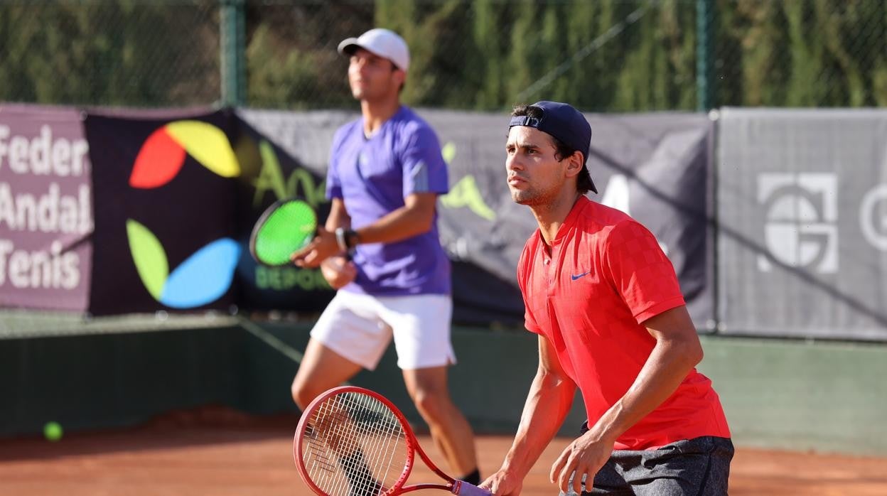 Los tenistas participantes en el Torneo Córdoba Patrimonio de la Humanidad