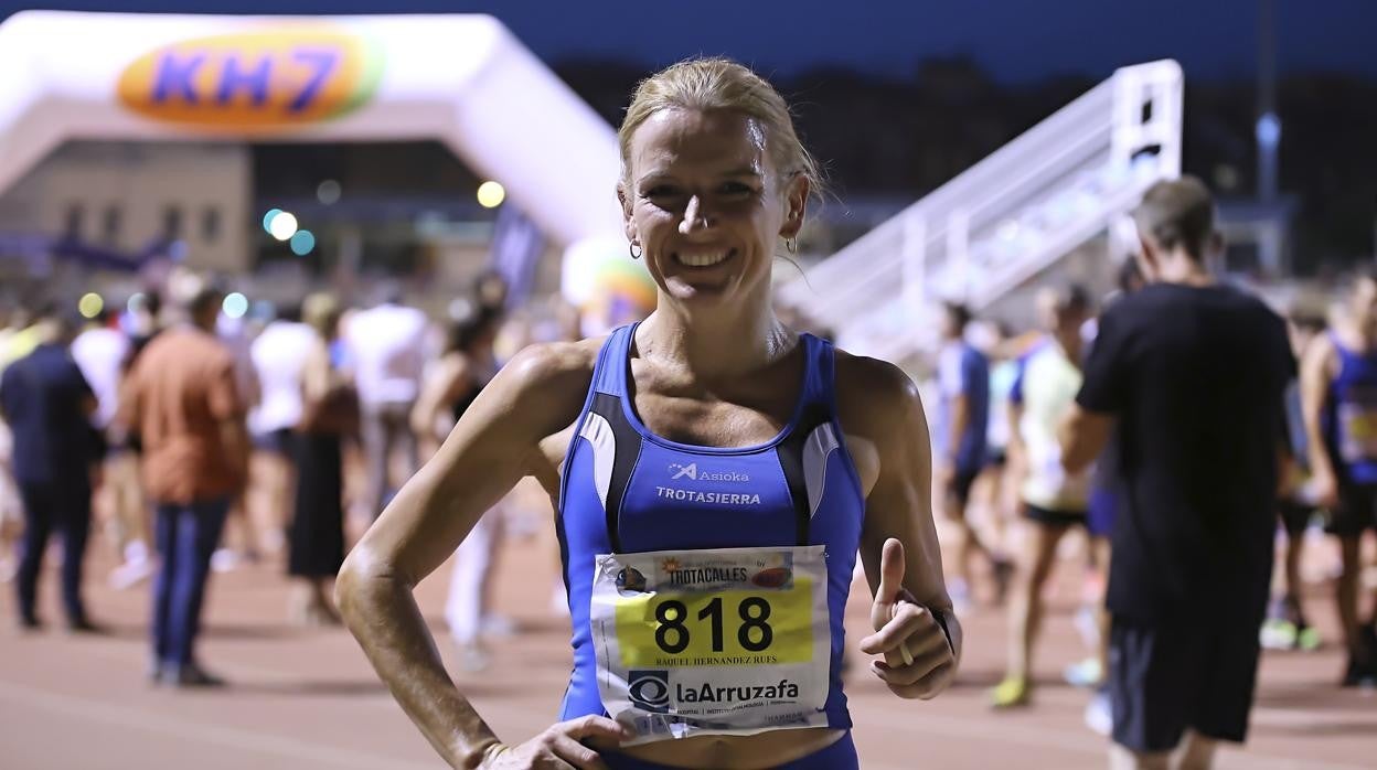 La atleta cordobesa Raquel Hernández en las instalaciones del Fontanar