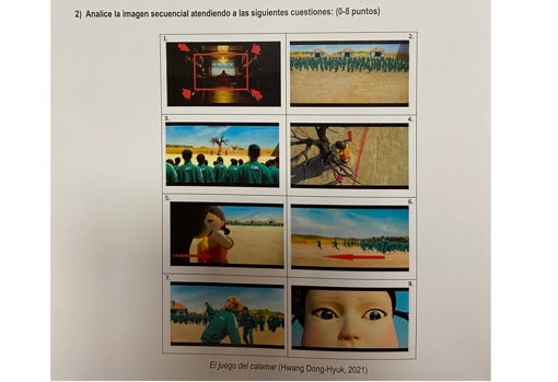 Examen de cultura audiovisual en las pruebas de Selectividad de Andalucía