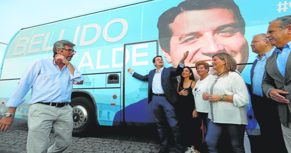 José María Bellido en un acto de la campaña electoral de las elecciones municipales en Córdoba de 2019