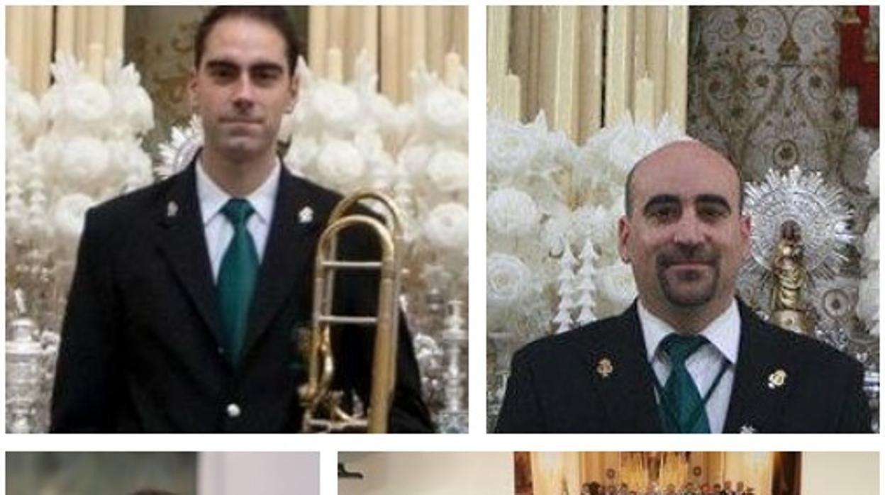 Alfonso Lozano, Francisco Javier León, Pablo Martínez-Recio y la nueva directiva de la banda