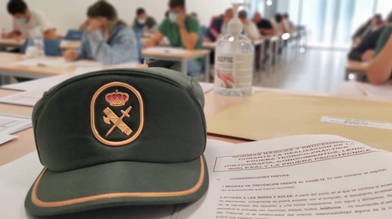 Examen de oposiciones para la Benemérita