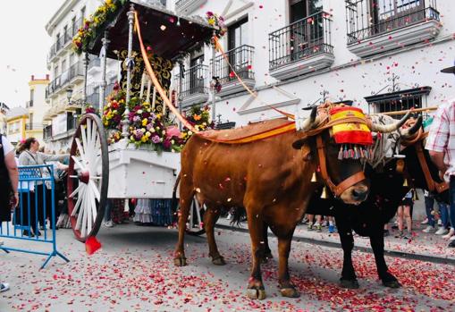 Carreta de la filial del Rocío de Priego