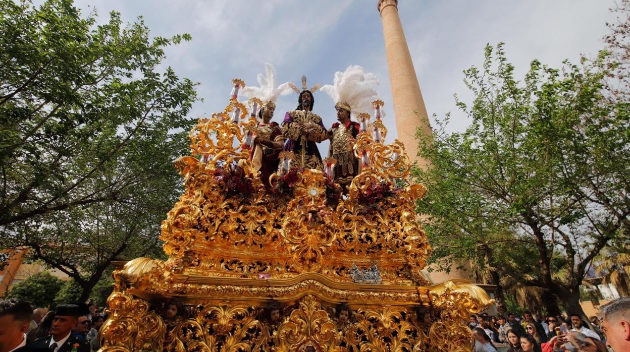 Paso de misterio del Señor de la Redención, el pasado Lunes Santo