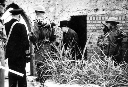 Winston Churchill el 13 de mayo de 1940, poco antes del comienzo de la batalla de Inglaterra