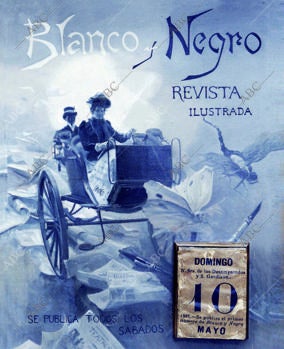 Cuadro original de Ángel Díaz Huertas que sirvió para hacer la primera portada