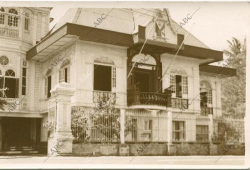 La casa del general Emilio Aguinaldo, con el histórico balcón desde el que proclamó la independencia de Filipinas