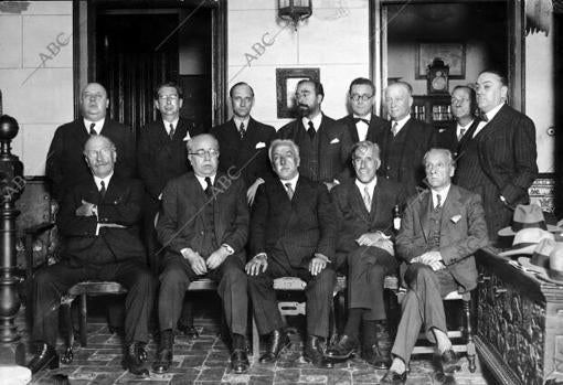 Los ministros con Alcalá Zamora en 1931