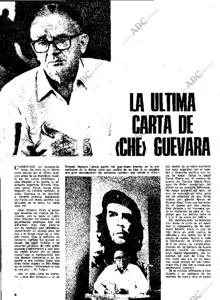 Los mensajes en clave de la última carta del Che Guevara - Archivo ABC