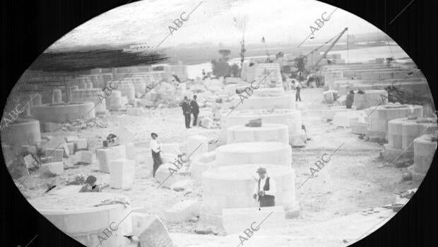 Construcción de la basílica de Santa Teresa de Jesús