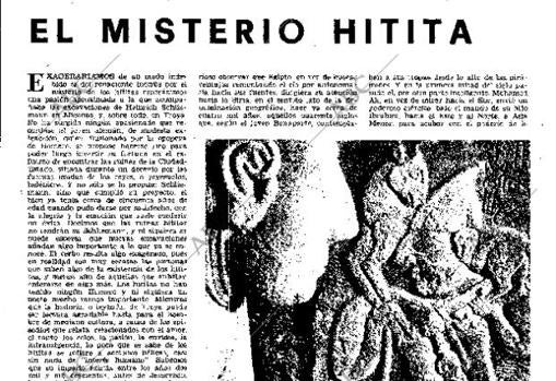 Amplio reportaje sobre Troya y los hititas