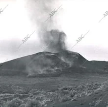 Erupción del volcán Teneguía, en 1971