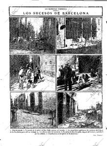 Imagénes de la Semana Trágica publicadas poco después de los disturbios