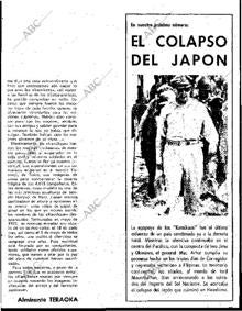 Entrevista en ABC al alimirante Teraoka, jefe de los kamikazes